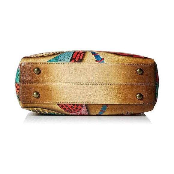 Sakroots Artist Circle Basic Crossbody, Berry - Picture 3 of 6